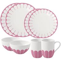 STARTER-SET Fleur Couleur Cassis 8-tlg. - Pink, Keramik (2/2/2cm) - Villeroy & Boch