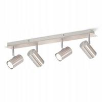 DECKENSTRAHLER Sansa 62/16.5/5.5cm - Silberfarben, Metall (62/16.5/5.5cm) - ZMH