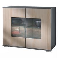 KOMMODE Grömitz Eiche sägerau - Eiche San Remo, Holzwerkstoff (92.5/75.5/35cm) - Vladon