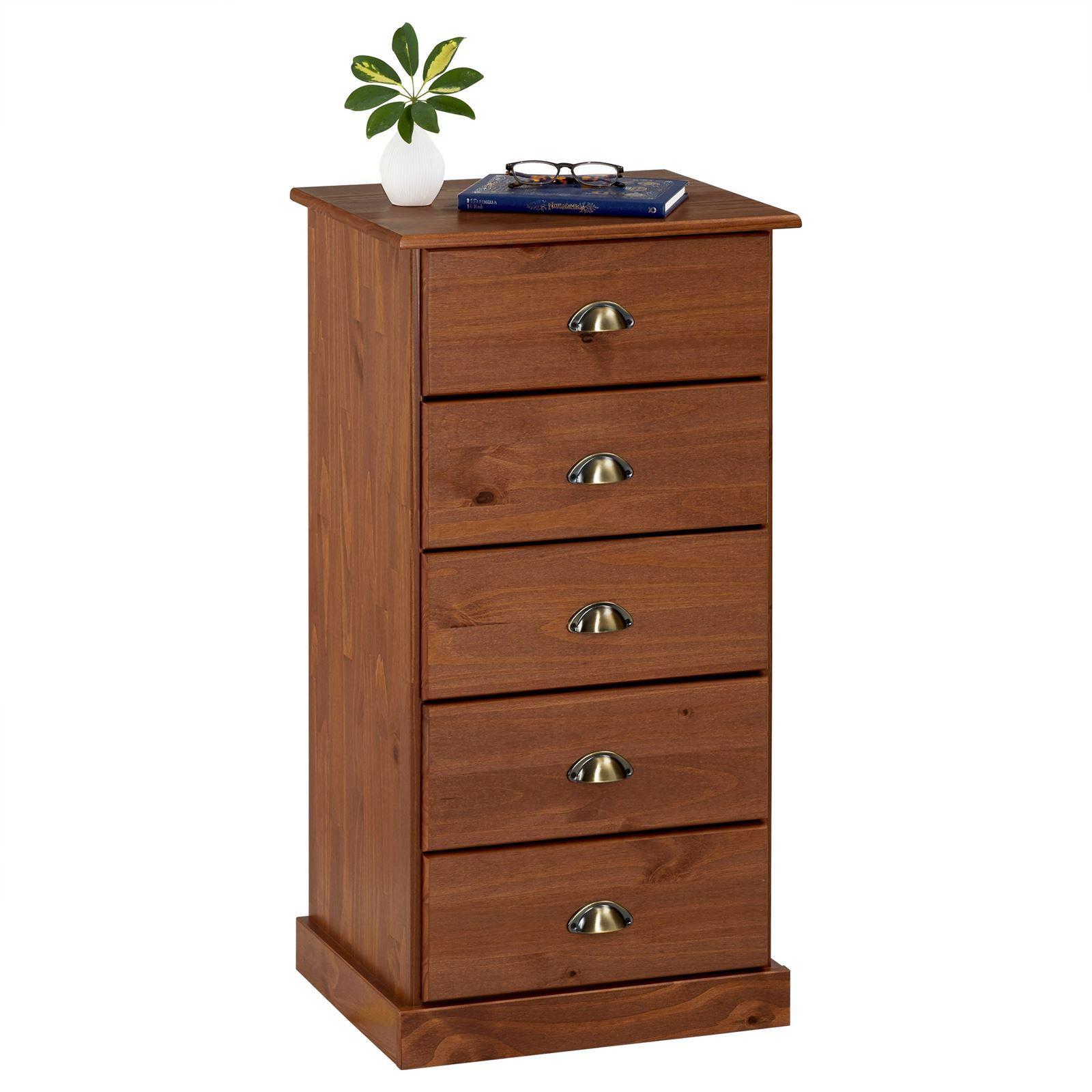 KOMMODE PARIS Kastanie - Kastanienfarben, Holz (48/95/39cm) - IDIMEX