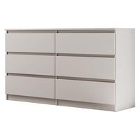 KOMMODE Lemon mit 6 Schubladen, 140 cm, Kaschmir - Kaschmir, Holzwerkstoff (140/78/39cm) - Beautysofa