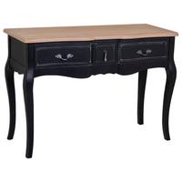 EMPFANGSTISCH aus lackiertem Holz mit 3 Schubladen 115x50x80h cm - Schwarz - Schwarz, Holz (50/115/80cm) - Wanderlust