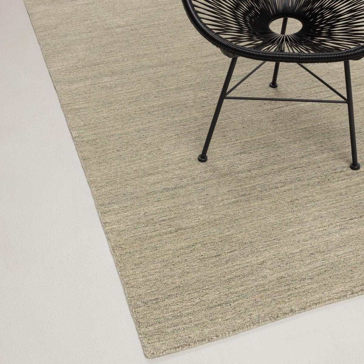 HANDWEBTEPPICH mit Seidenglanz, pflegeleicht, robust 140x200 cm - Grün, Textil (140/200cm) - Rug and Roll