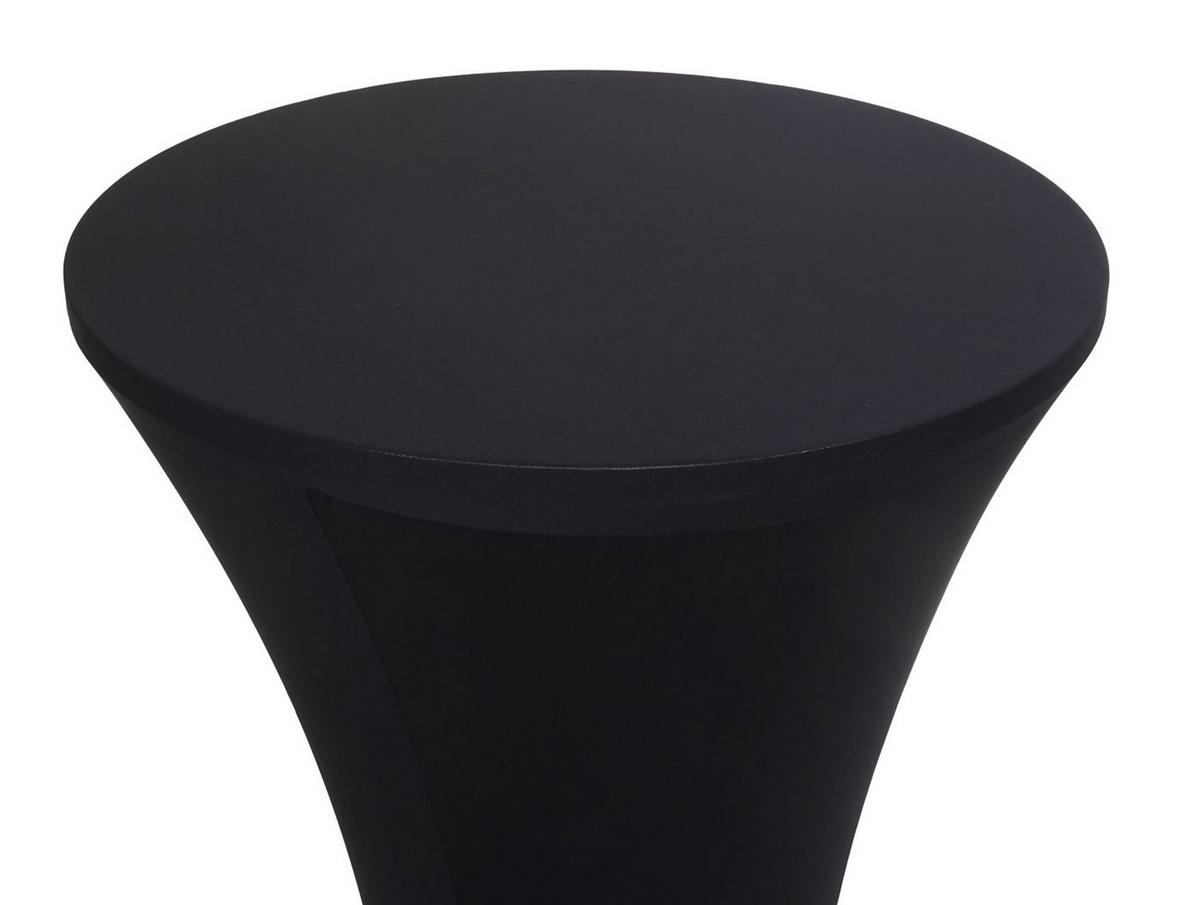 STEHTISCHHUSSE Schwarz - Schwarz, Textil (60/60cm) - MCW