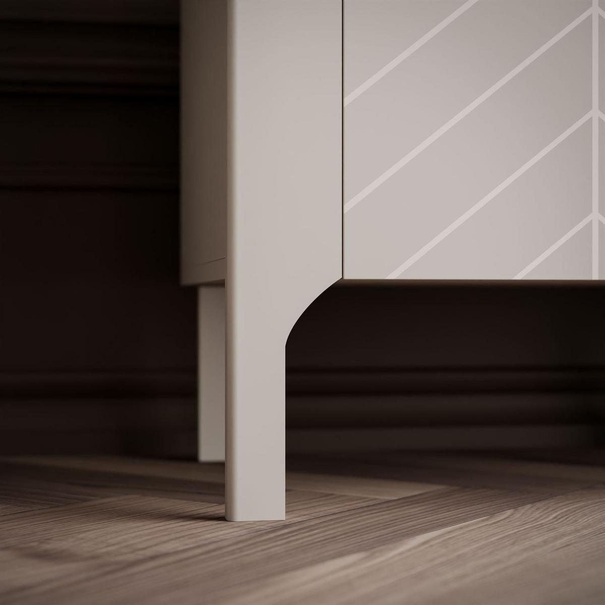 TV-SCHRANK LUMI mit Schublade 160 cm, Kaschmir - Kaschmir, Holzwerkstoff (160/57/41cm) - Lookway