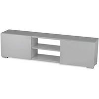 TV-MÖBEL frida Grau - Hellgrau, Holzwerkstoff (31/43/155cm) - Habitat Garten