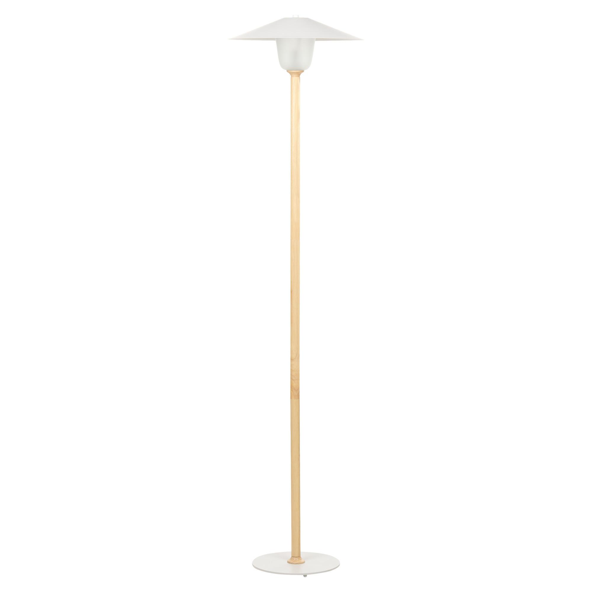 STEHLAMPE Moppy 25/25/153 cm - Hellbraun, Holz (25/25/153cm) - Beliani