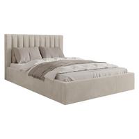 POLSTERBETT Cosmo - Beige/Naturfarben, Holz/Holzwerkstoff (140/200cm) - MIRJAN24