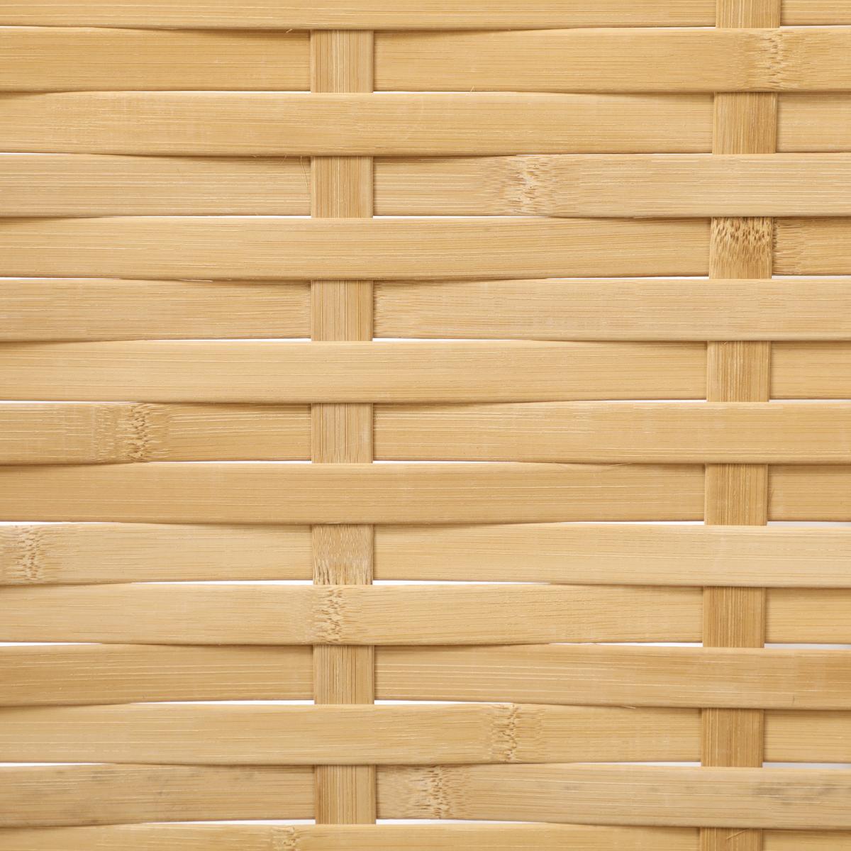 PARAVENT 4-teilig, 160 x 170 cm, Natur - Naturfarben, Naturmaterialien (1.8/170/160cm) - HOMCOM