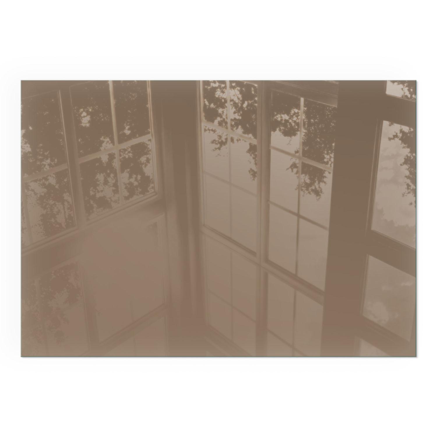 GLASPLATTE für Kamin 100x70 cm - Braun, Glas (100/70/0.4cm) - TULUP
