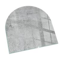 GLASPLATTE für Kamin 100x100 cm - Grau, Glas (100/100/0.4cm) - TULUP