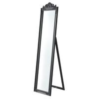 STANDSPIEGEL Arezzo - Dunkelgrau, Glas/Holz (28.5/160/140cm) - [en.casa]