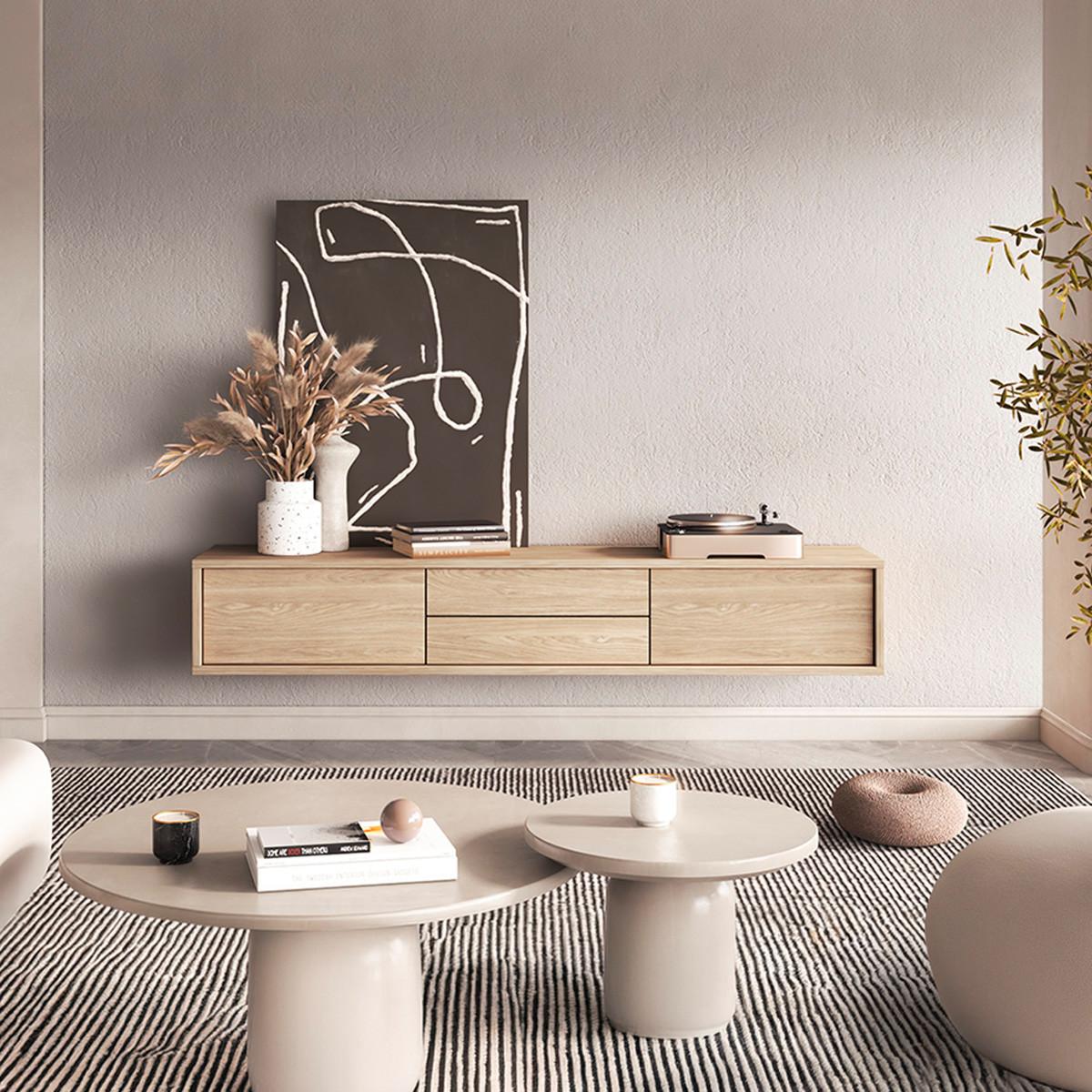 TV-MÖBEL Idra Holz - Braun, Holzwerkstoff (180/32/36cm) - Petits-meubles