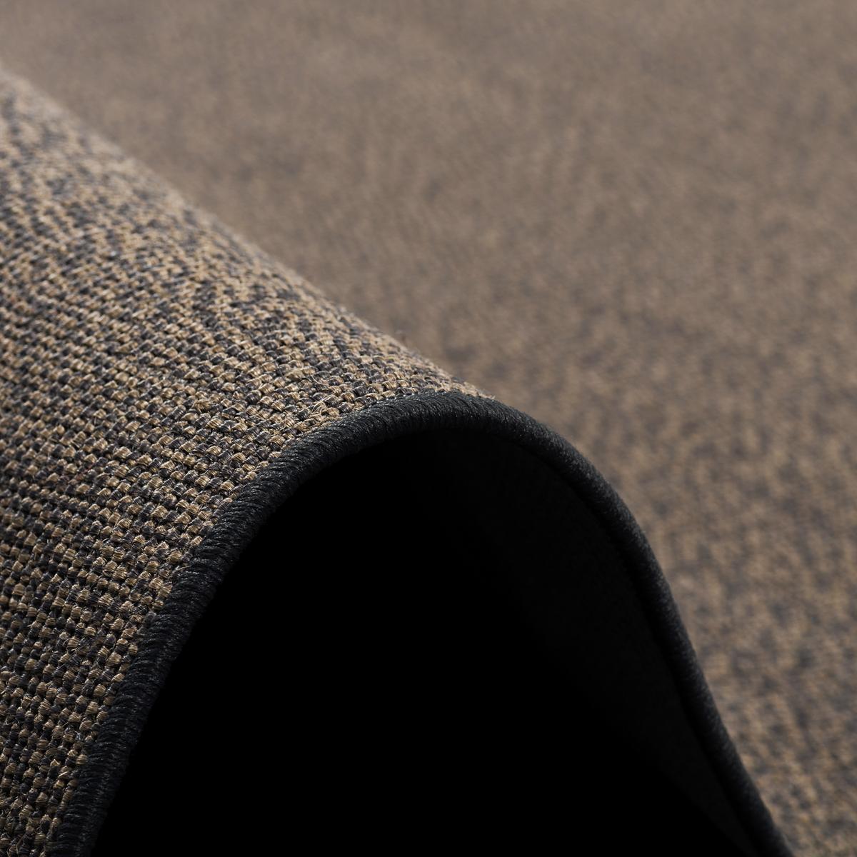 SISAL NATUR TEPPICH KLASSISCH - Graphitfarben, Textil (100/100cm) - Snapstyle
