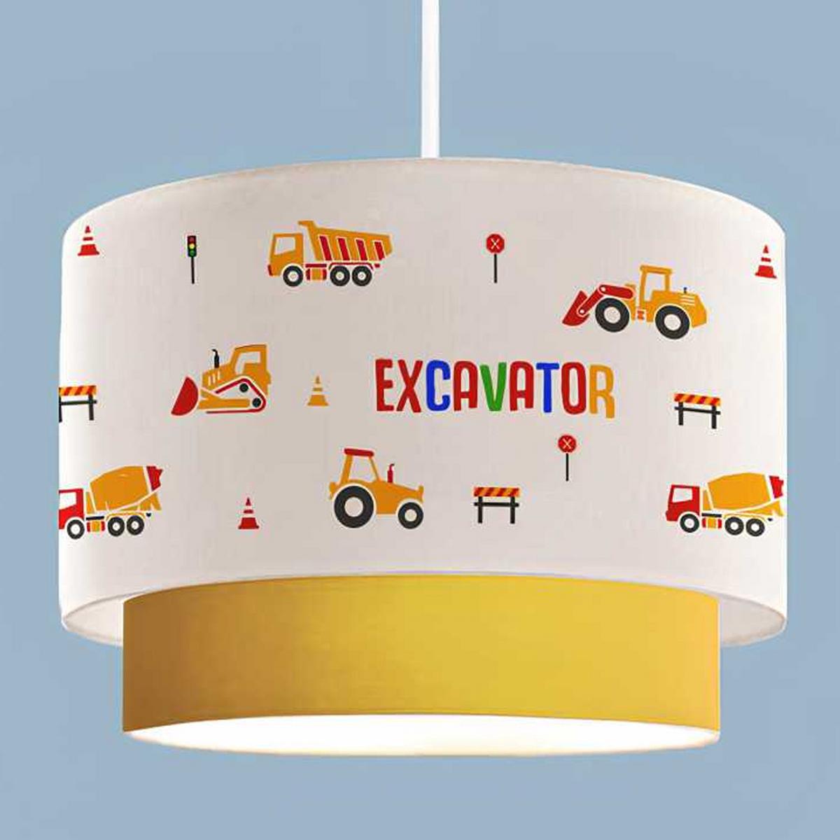HÄNGELEUCHTE Lurgan - Goldfarben/Weiß, Textil (30/30/70cm) - lux.pro