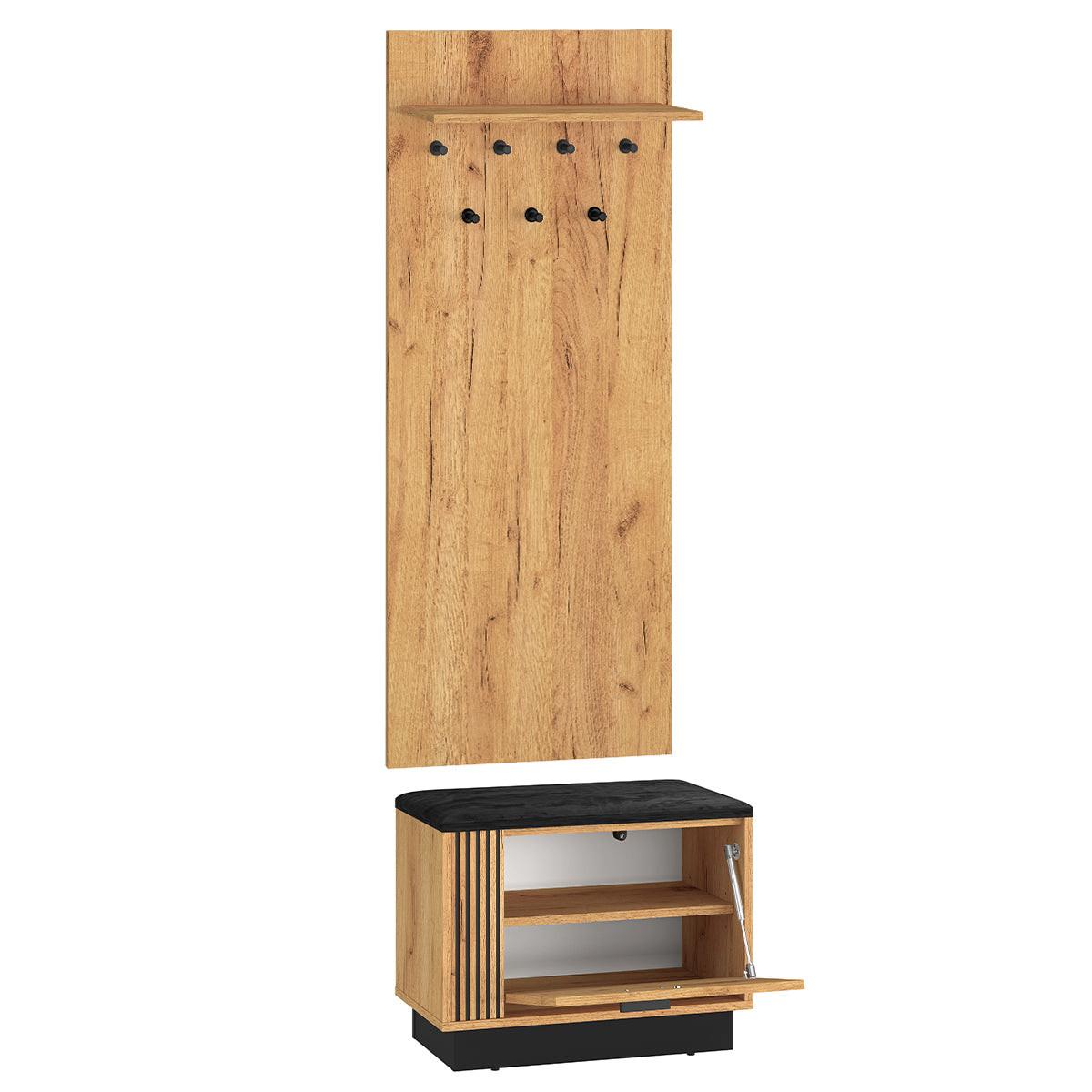 EINGANGSMÖBEL Nilo Holz - Braun, Holzwerkstoff (60/49/34cm) - Petits-meubles