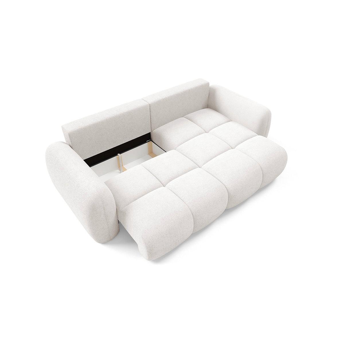 ECKSOFA Livio 3 Sitzplätze Weiß - Weiß, Holz (270/165cm) - Petits-meubles