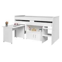 HOCHBETT Parisot Reverse 90x200 Holznachbildung Weiß - Weiß, Kunststoff (90/200cm) - 58aufmkessel