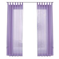 SCHLAUFENGARDINEN Voile 2er Set 175x140 cm Flieder - Flieder, Textil (140/175cm) - Gardinenbox.eu