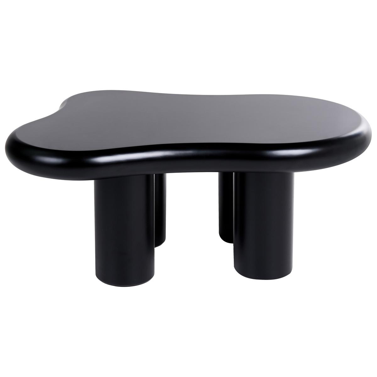 COUCHTISCH Schwarz Ondle - Schwarz, Holzwerkstoff (70/100/40cm) - Beliani