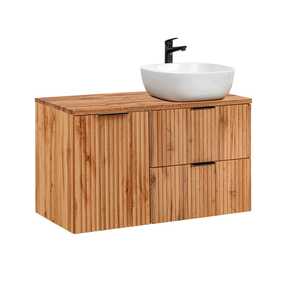 WASCHTISCH 100.8cm Adriel Holz - Braun, Holzwerkstoff (100.8/59/46cm) - Petits-meubles