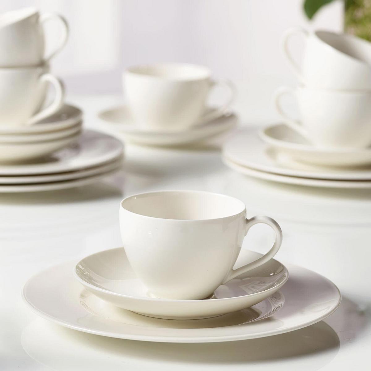 KAFFEE SET Basic White weiß 18-tlg. - Weiß, Keramik (19.7/32.4/34.8cm) - vivo | Villeroy & Boch Group