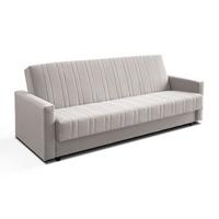 SCHLAFSOFA VERO MAX mit Schlaffunktion Castel 04 - Beige, Textil (191/88/90cm) - Lookway