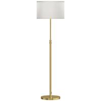 STEHLAMPE dimmbar mit Leinen-Lampenschirm Gold - Goldfarben, Metall (40/40/168cm) - HOMCOM