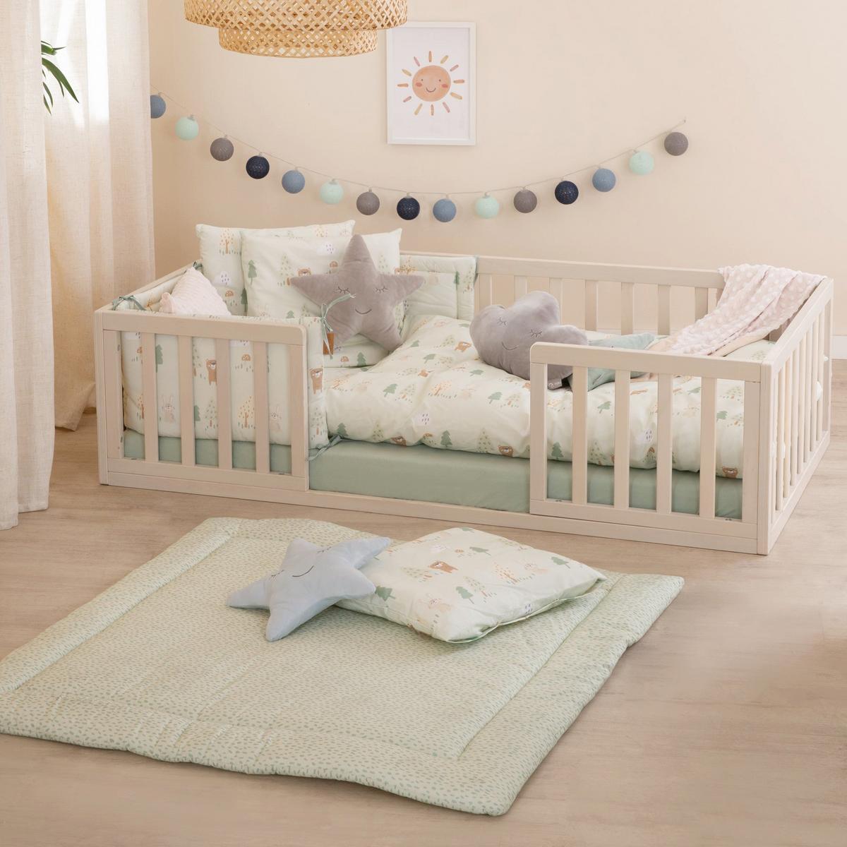 NESTCHEN Woodland Buddies grün - Grün, Textil (170/3cm) - Roba