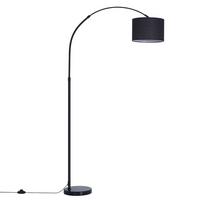 STEHLAMPE Avenirly 30/20/181 cm - Schwarz, Textil/Metall (30/20/181cm) - ZMH