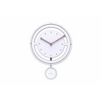 WANDUHR Design Weiß 29/29 cm - Weiß, Holzwerkstoff (29/29/1cm) - ONZENO