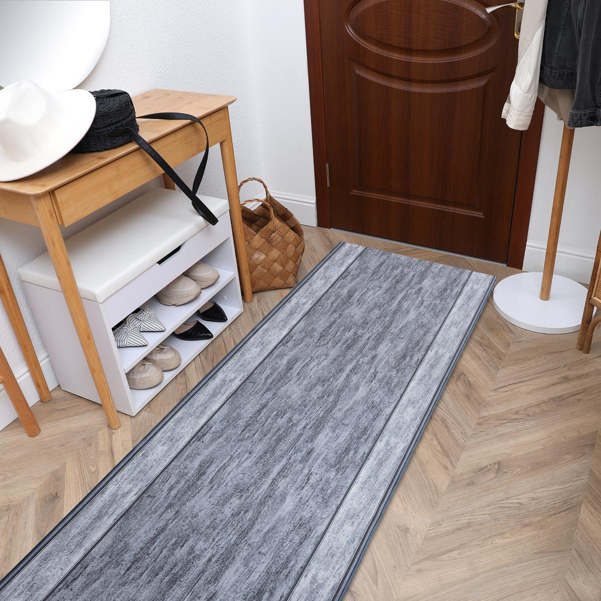 LÄUFER Antirutsch RAMA 80/420 cm - Grau, Textil (80/420cm) - rugsX