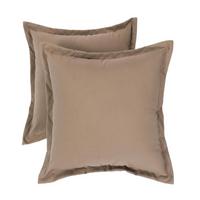 OUTDOOR-KISSEN 2er-Set hellbraun 45/45 cm - Hellbraun, Textil (45/45cm) - Homescapes