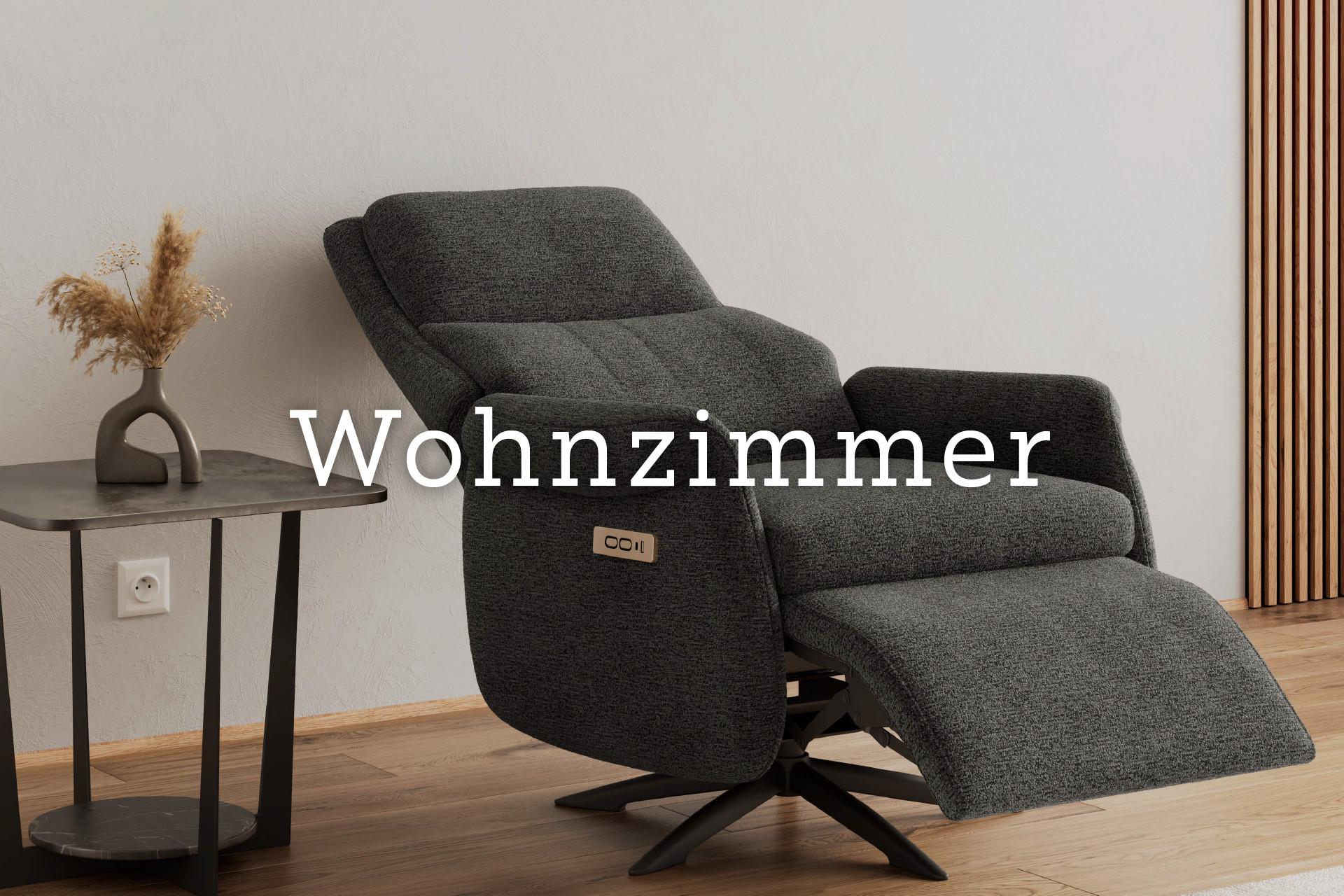 Schwarzer Relaxsessel, Wohnzimmer