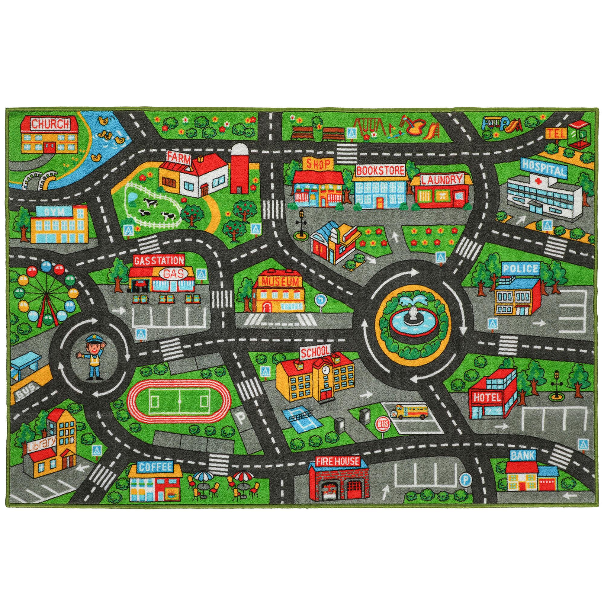 SPIELMATTE Polyester Grau - Grau, Textil - AIYAPLAY