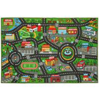 SPIELMATTE Polyester Grau - Grau, Textil - AIYAPLAY