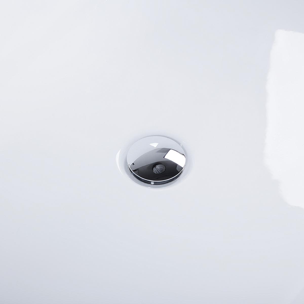 BADEWANNE FREISTEHEND 76x160x72 cm schwarz Antigua - Schwarz, Kunststoff (76/72/160cm) - Beliani