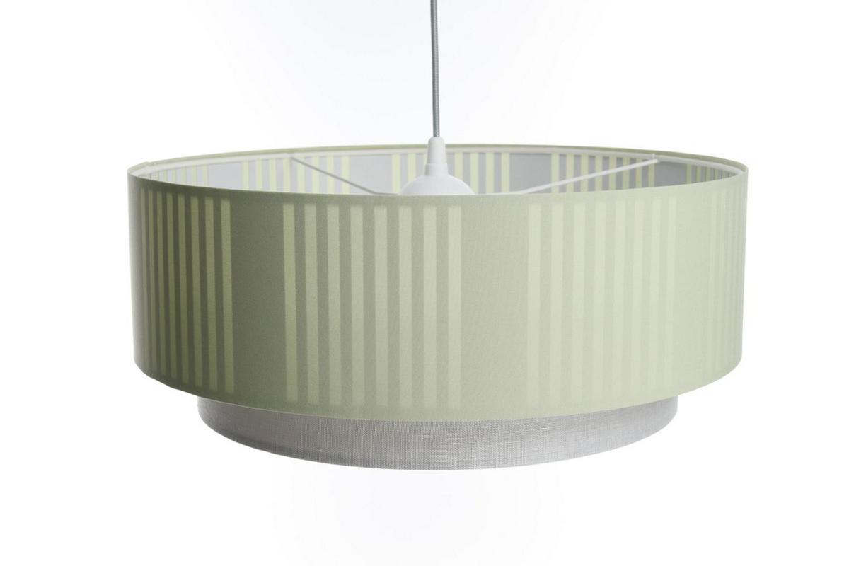 HÄNGELEUCHTE Grün 40/86 cm - Weiß/Grün, Kunststoff (16/0.4/86cm) - ONZENO
