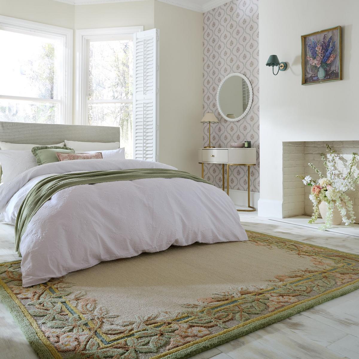 WOLLTEPPICH SOAR, floral, aus Wolle, Bunt, 140 x 200 cm - Multicolor, Textil (200/140cm) - KADIMA DESIGN