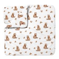 BABY Bambus-Bettwäsche Bärchen - Weiß, Textil (75/75cm) - waldin