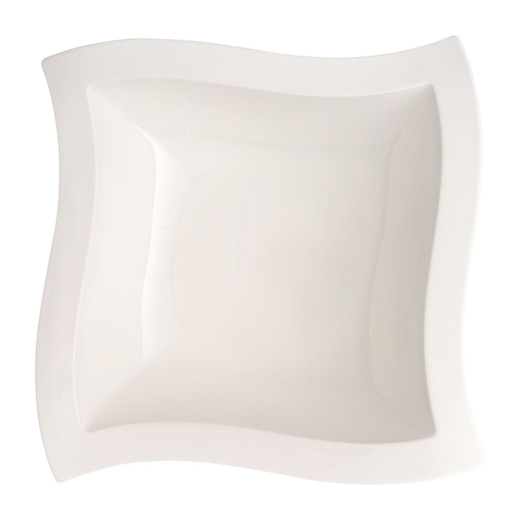SCHÜSSEL NewWave weiß 33 x 33 cm - Weiß, Keramik (1cm) - Villeroy & Boch