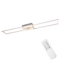 LED-DECKENLEUCHTE Lusk 18.5/102.5/7.3cm - Silberfarben, Metall (102.5/18.5/7.3cm) - Nettlife