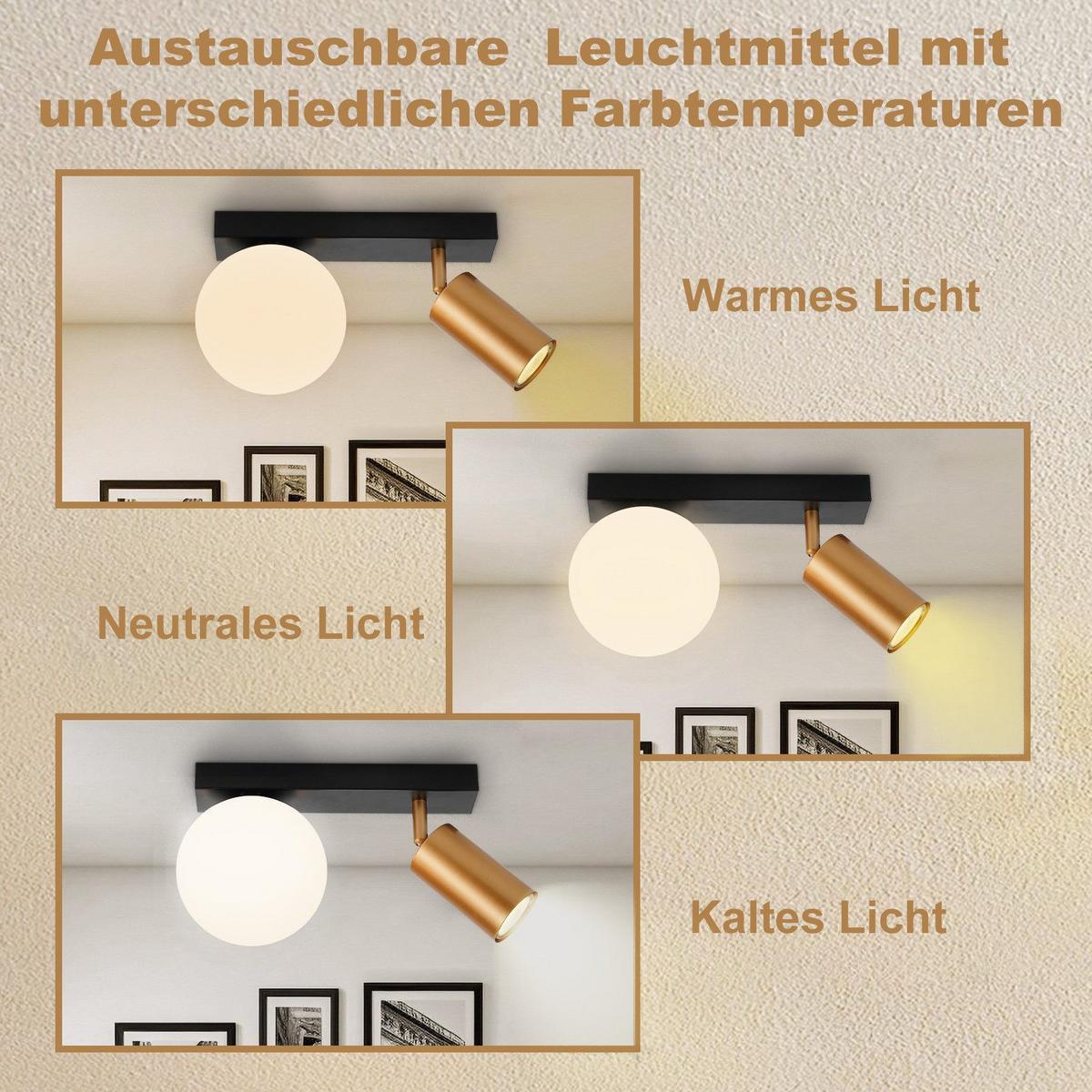 DECKENSTRAHLER Ellis 1-flammig 25/13/17.5cm - Schwarz, Metall (25/13/17.5cm) - Nettlife