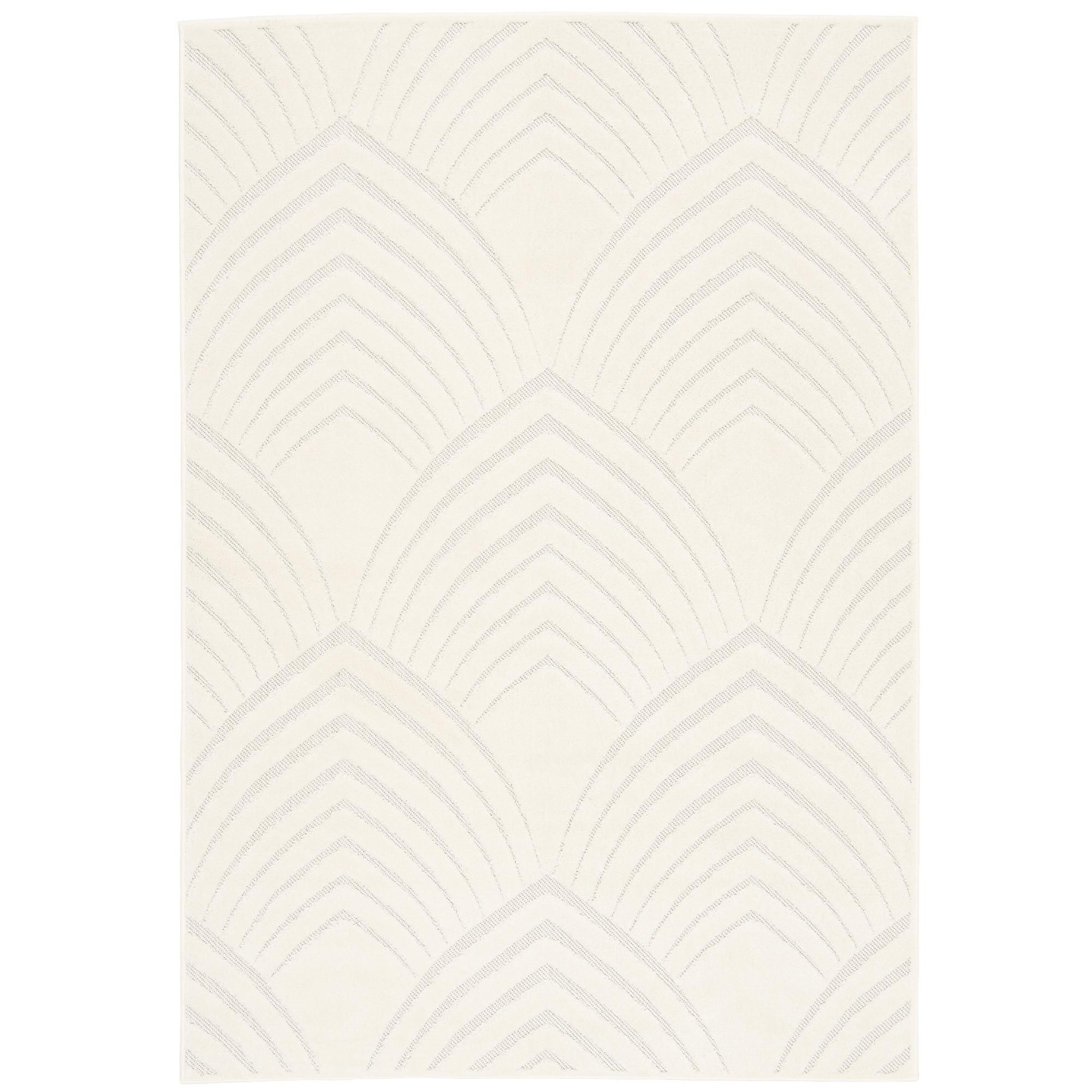 FLACHGEWEBE TEPPICH SEVILLA - Weiß, Textil (80/150cm) - Pergamon