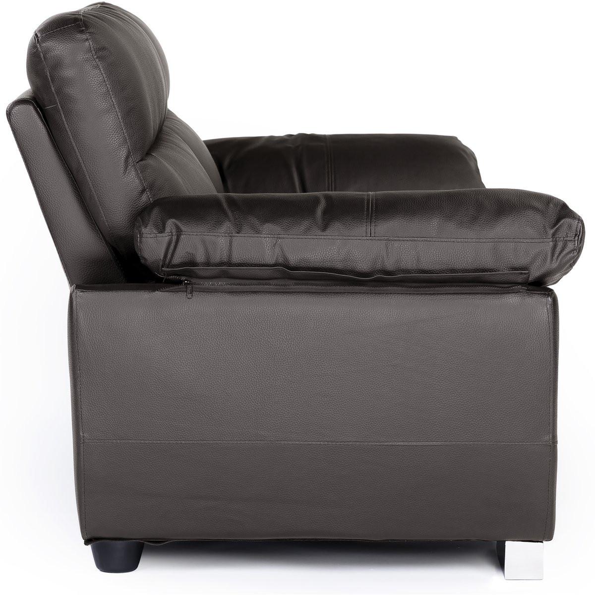 EINZELSOFA dallas Braun - Braun, Textil (88/90/169cm) - Habitat Garten