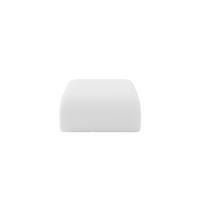 POUF MIRA-PUF 91x89x40 Weiß cm Bouclé Modular Sitzhocker - Schwarz/Weiß, Holzwerkstoff/Kunststoff (91/40/89cm) - ALTDECOR