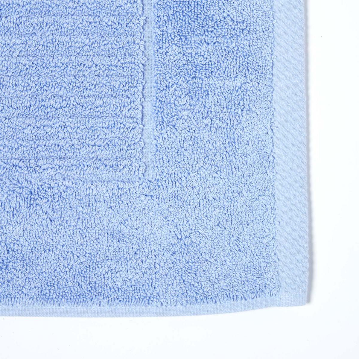 BADEMATTE Imperial 50/80 cm, Baumwolle - Hellblau, Textil (50/80cm) - Homescapes