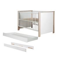 KOMPLETTBETTSETT Olaf 70 x 140 cm - Weiß, Holzwerkstoff (76/82/142.5cm) - Roba
