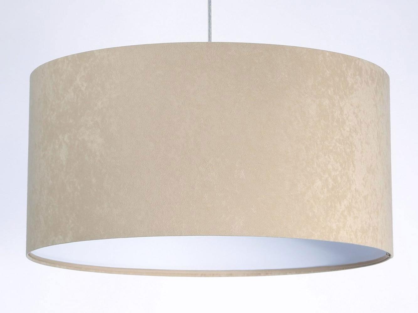 HÄNGELEUCHTE Weiß 50/25 cm - Beige/Weiß, Kunststoff (50/0.8/25cm) - ONZENO