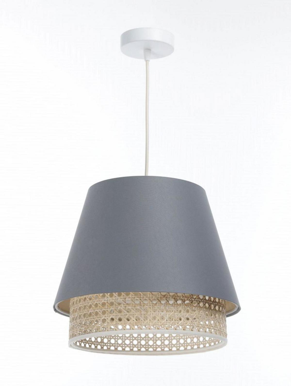 HÄNGELEUCHTE Grau 30/27 cm - Grau, Kunststoff (30/1.3/27cm) - ONZENO